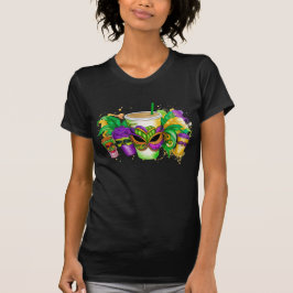 CAMISETA PURPLE VERDE ORO MARDI GRAS BEBIDAS