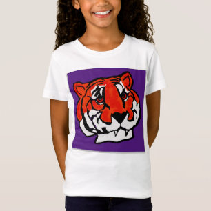 CAMISETA PURPLE Y NARANJA TIGRE