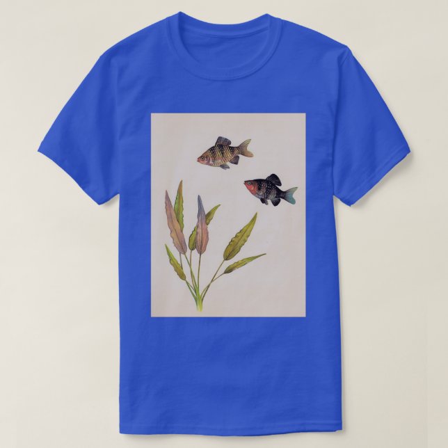 Camiseta Purplehead Barb Pethia nigrofasciata (Diseño del anverso)