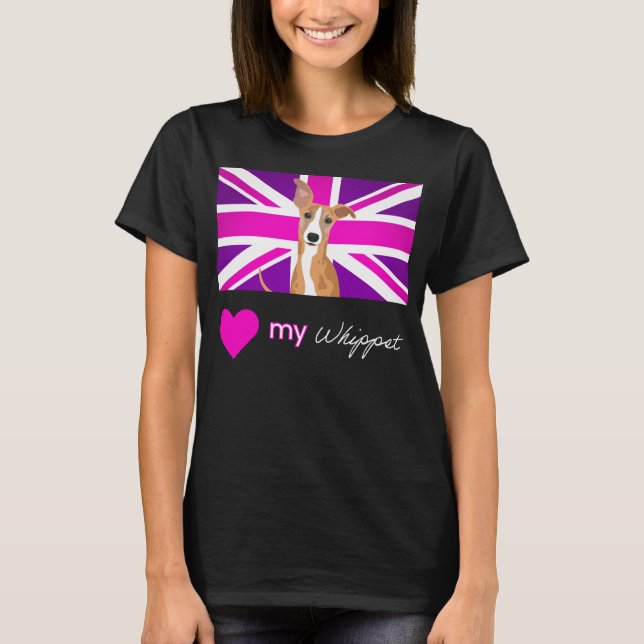 Camiseta PURPLEWHIPPET (DARK) Basic (Anverso)