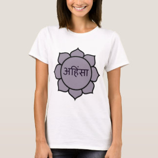 Camiseta Púrpura de Ahimsa Lotus