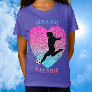 Camiseta púrpura de chica