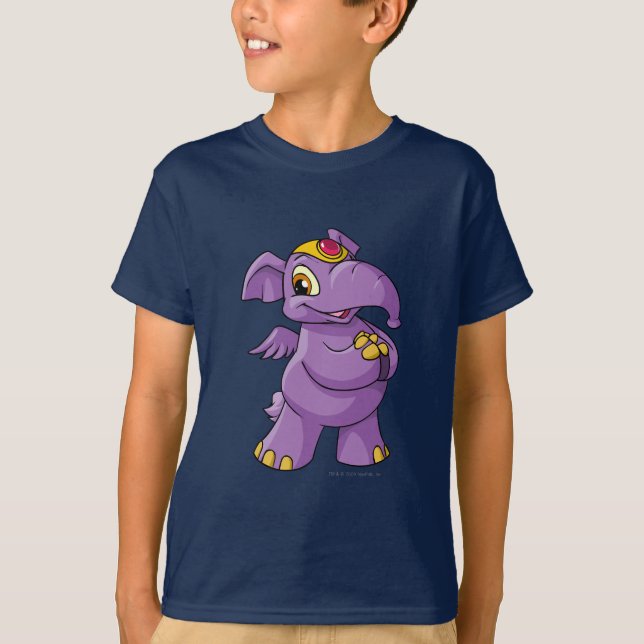 Camiseta Púrpura de Elephante (Anverso)
