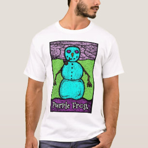 Camiseta púrpura de Frost SOS de los individuos