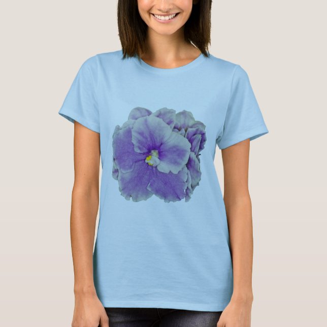 Camiseta Púrpura de la violeta africana (Anverso)