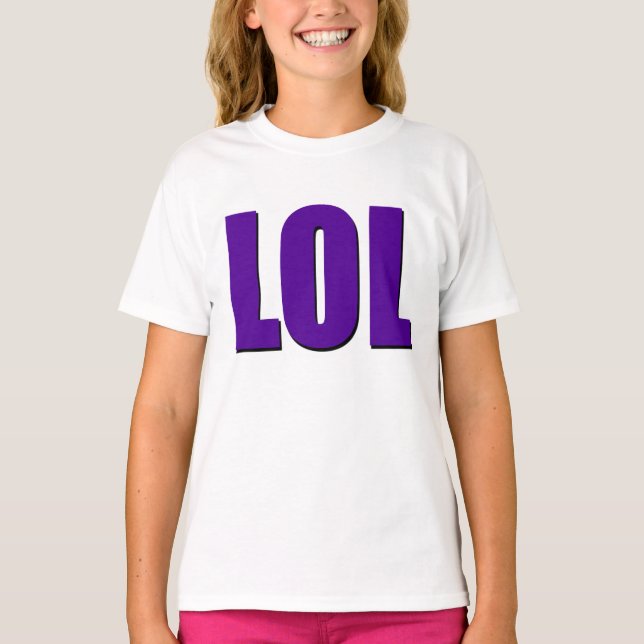 Camiseta Púrpura de LOL (Anverso)