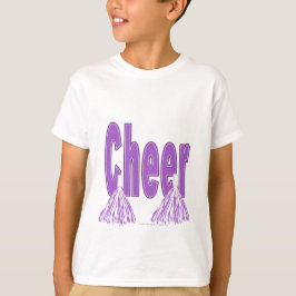 Camiseta púrpura de los niños de la alegría