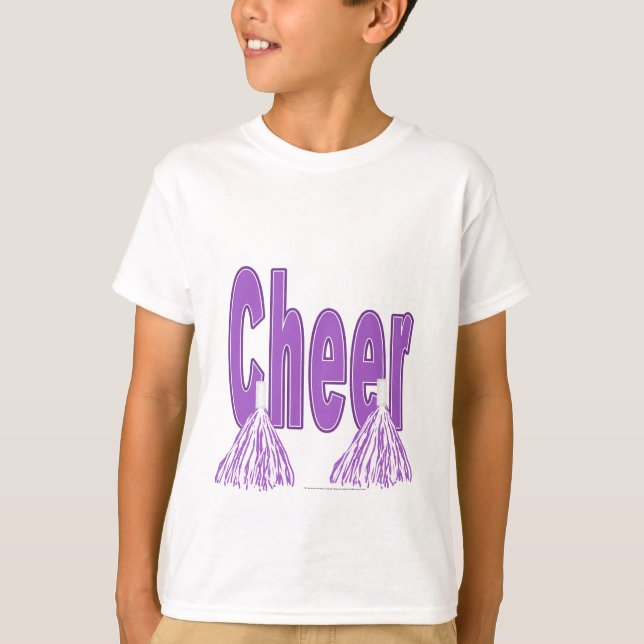 Camiseta púrpura de los niños de la alegría (Anverso)