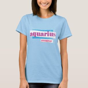 Camiseta Púrpura del acuario