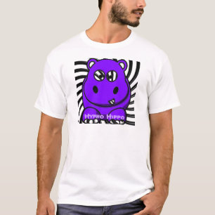 Camiseta Púrpura del hipopótamo de Hypno