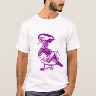 Camiseta púrpura del pato