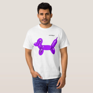 Camiseta Púrpura del perro del globo