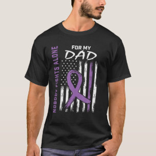 Camiseta Púrpura papá Epilepsia Conciencia a la Familia Ban
