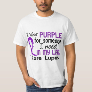 Camiseta Púrpura para alguien necesito lupus