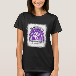 Camiseta Púrpura Para Concienciación Sobre La Sobredosis Bo