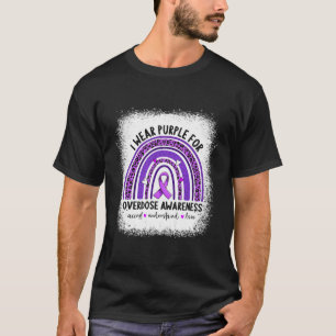 Camiseta Púrpura Para Concienciación Sobre La Sobredosis Bo