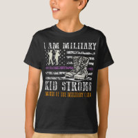 Púrpura para los niños militares Arcoíris Niño mil