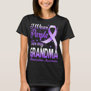 Camiseta Púrpura Para Mi Abuela Fibromialgia Conciencia