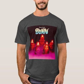 Camiseta púrpura profundo retro