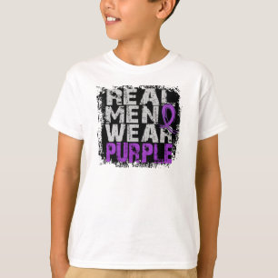 Camiseta Púrpura real del desgaste de hombres de la