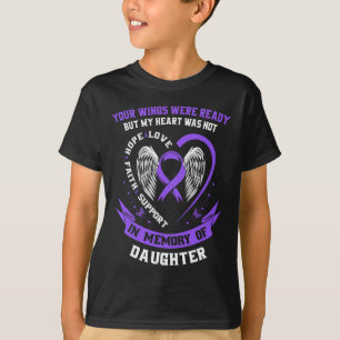 Camiseta Púrpura Sobredosificación Elementos del Día De Con
