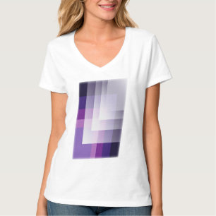 Camiseta Púrpura y blanco