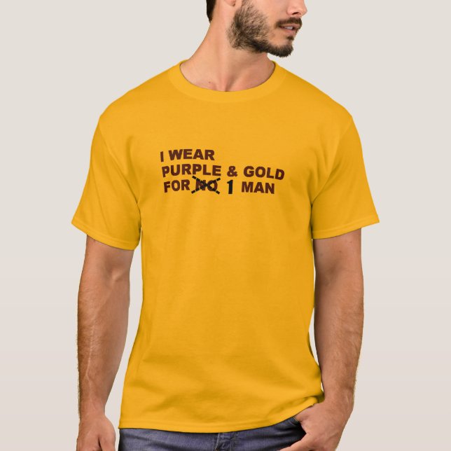 Camiseta Púrpura y oro de Favre (Anverso)