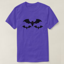 Camiseta Purpurina de Bats Halloween