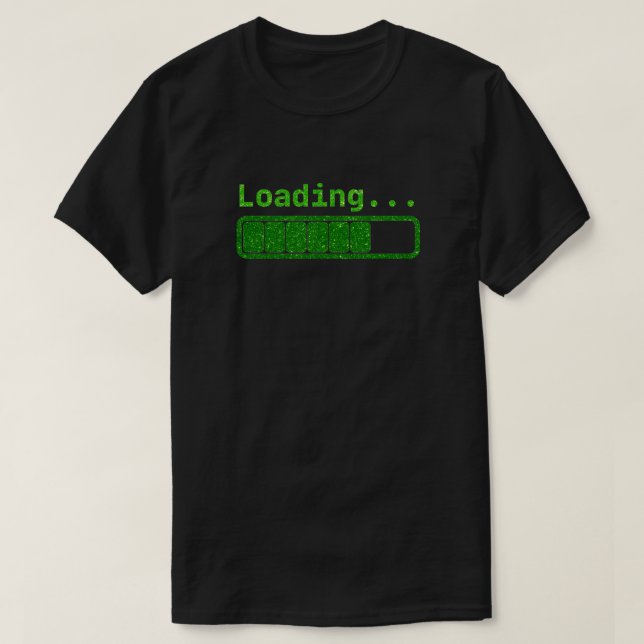 Camiseta Purpurina de carga (Diseño del anverso)