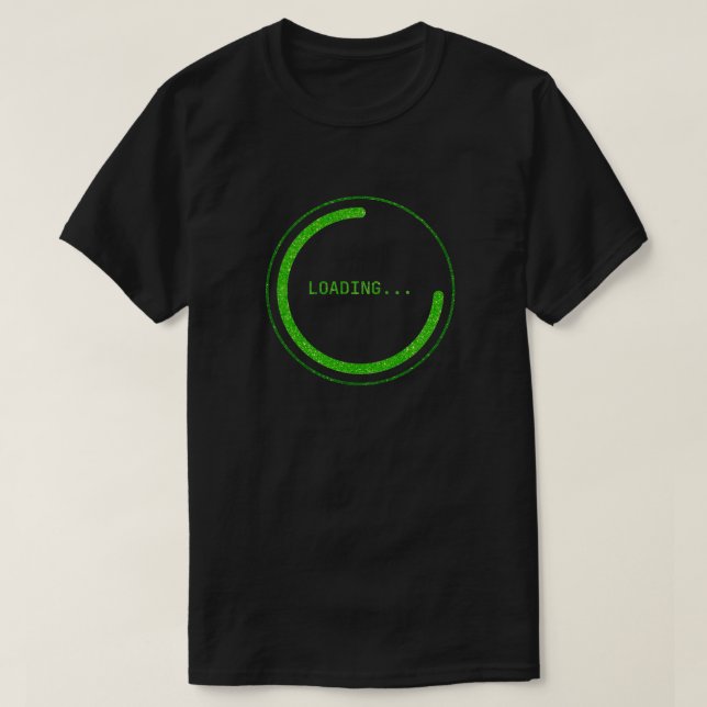 Camiseta Purpurina de carga (Diseño del anverso)