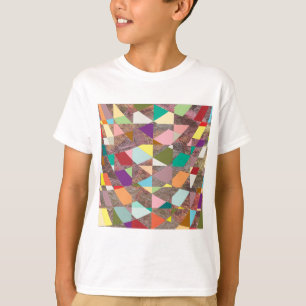 Camiseta Purpurina de colores abstractos