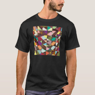 Camiseta Purpurina de colores abstractos