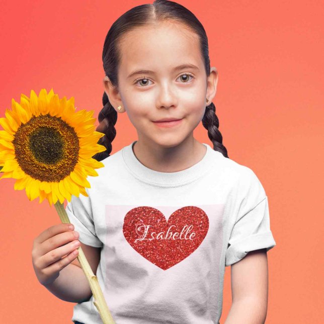 Camiseta Purpurina de Faux Personalizado de San Valentín de (Subido por el creador)