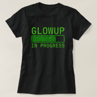 Camiseta Purpurina De Glowup En Progreso