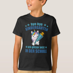 Camiseta Purpurina de jardines de infancia de inscripción e