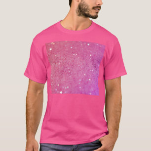 Camiseta Purpurina de las rosas fuertes - brillante,