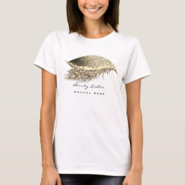 Camiseta Purpurina de oro de Makeup Artist Studio Lash Stud