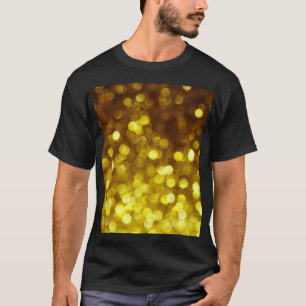 Camiseta Purpurina de oro: textura de Navidades festivos.