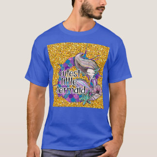 Camiseta Purpurina de sirena más guapa