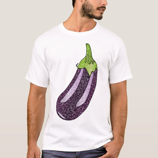 Camiseta Purpurina Eggplant (Anverso)