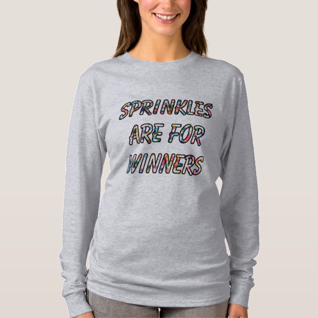 Camiseta Purpurina es Para Ganadores Humor (Anverso)