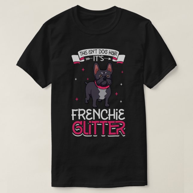 Camiseta Purpurina Frenchie (Diseño del anverso)