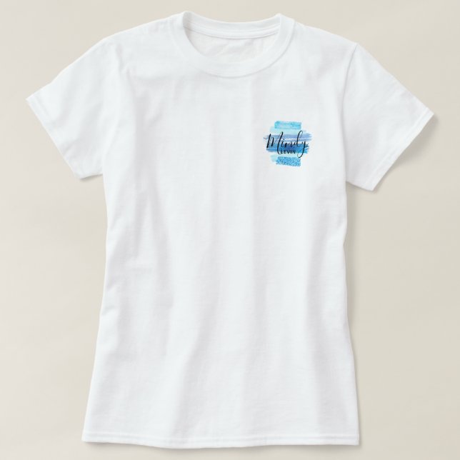 Camiseta Purpurina Glam (Diseño del anverso)