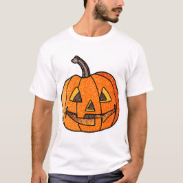 Camiseta Purpurina Jack O'Lantern