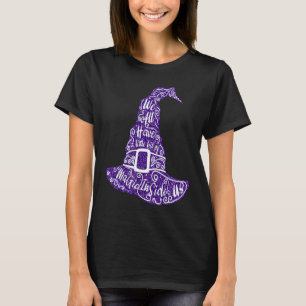 Camiseta Purpurina Morple Witch Magic Gorra Halloween Costu