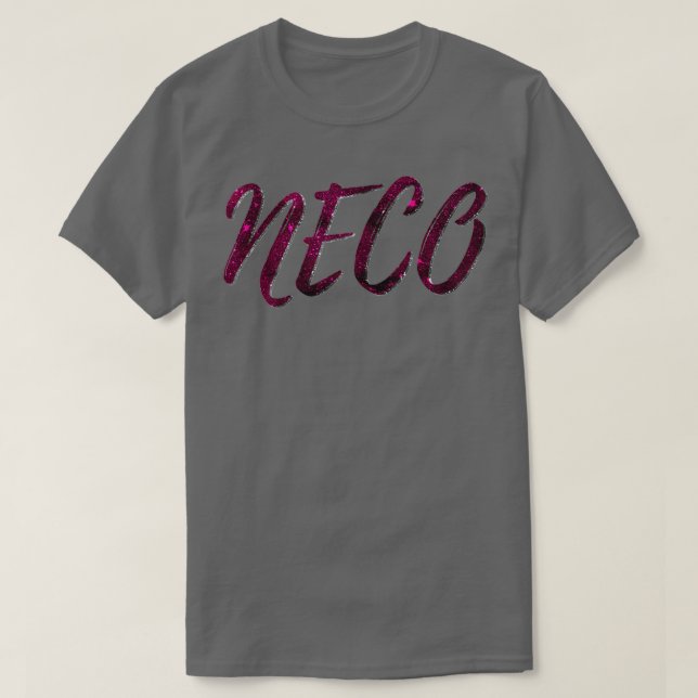 Camiseta Purpurina NECO 1 (Diseño del anverso)