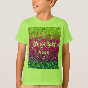 Camiseta Purpurina Piel de serpiente púrpura