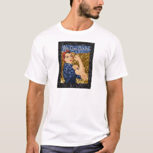 Camiseta purpurina rosie the riveter