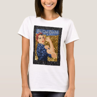 Camiseta purpurina rosie the riveter