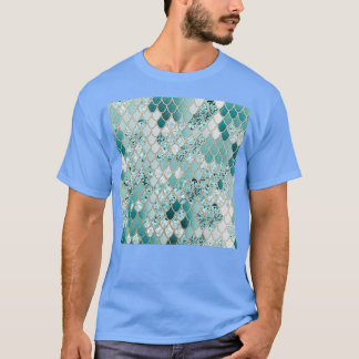 Camiseta Purpurina Sirena Escala 3 Purpurinas Faux brillant
